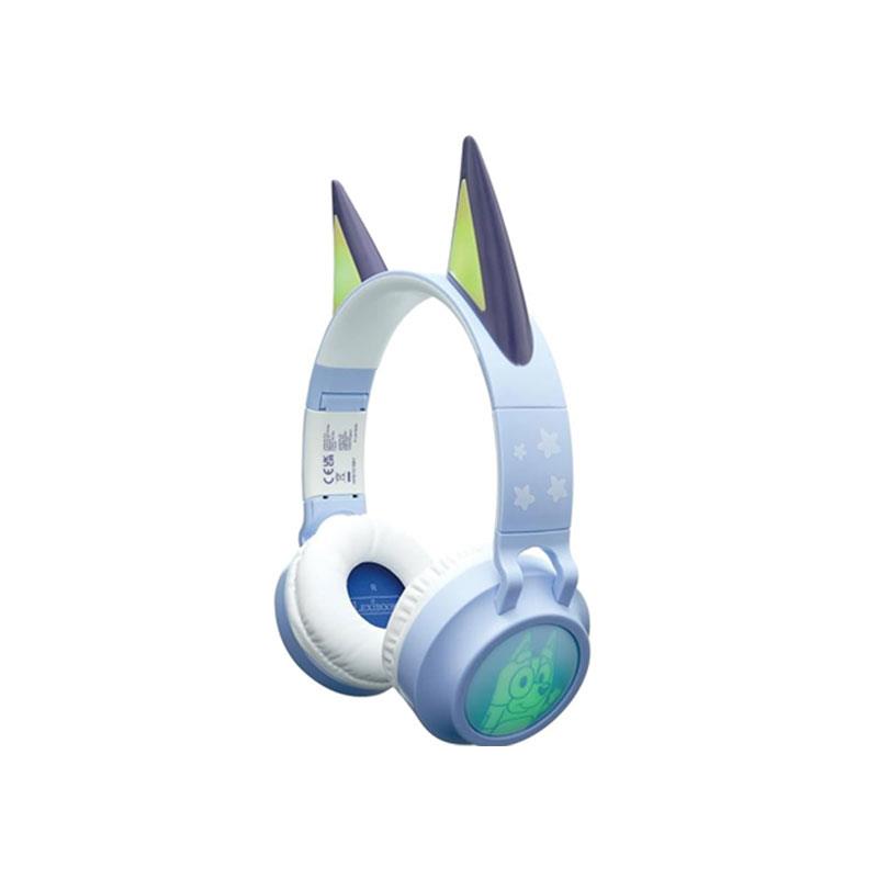 Lexibook Bluey Universe 3D Design Bluetooth Wired Light-Up Headphones Blue Main image