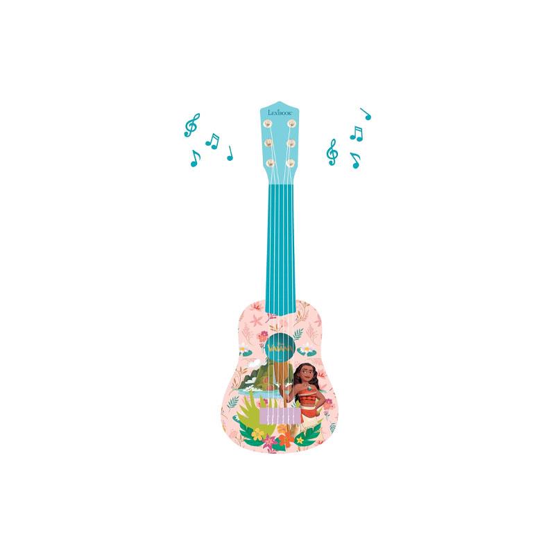Lexibook Disney Moana My First Guitar With 6 Nylon Strings 53cm Pink/Blue
