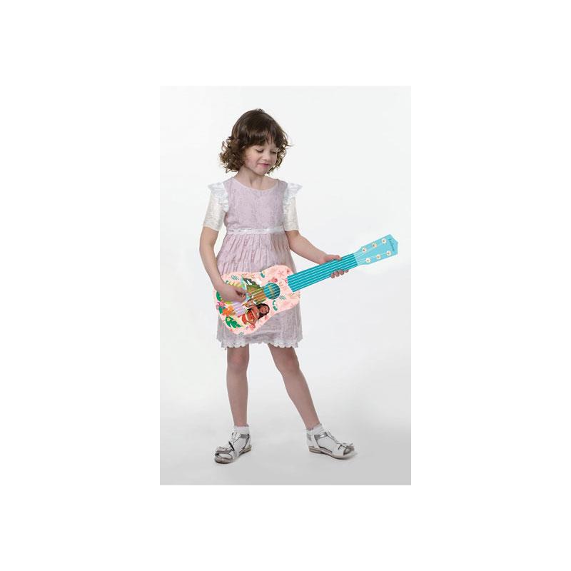 Lexibook Disney Moana My First Guitar With 6 Nylon Strings 53cm Pink/Blue