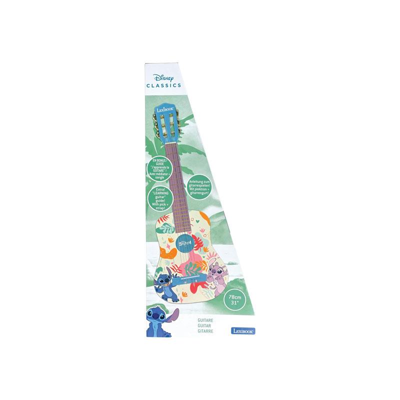 Lexibook Disney Stitch Children's Acoustic Guitar 78cm Multicolour