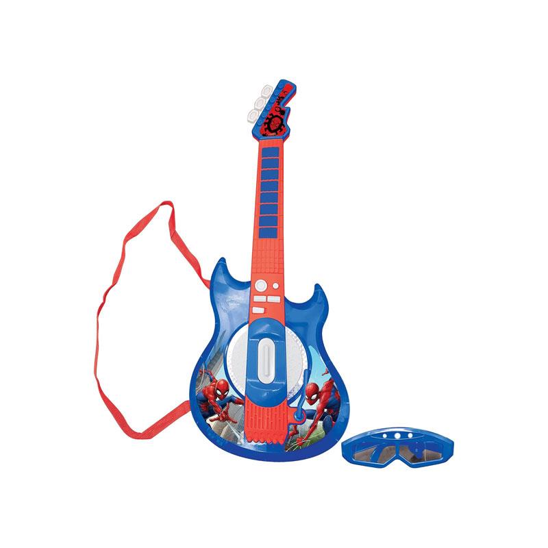Lexibook Spider-Man Electronic Guitar & Glasses With Mic Blue/Red Secondary image