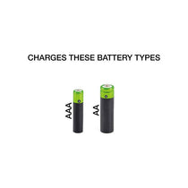 Lloytron Ultra Fast AA/AAA Smart Battery Charger For NiMH Batteries Black