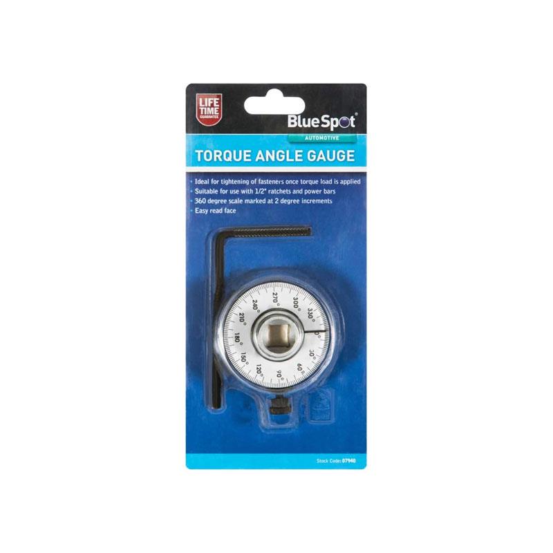 Blue Spot Tools 1/2 Inch Drive Torque Angle Gauge Wrench 360° Rotation Car Tool Blue Main image
