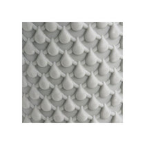 JVL Droplette Toilet Brush And Holder Set Plastic 40 x 12cm Approx Ice Grey