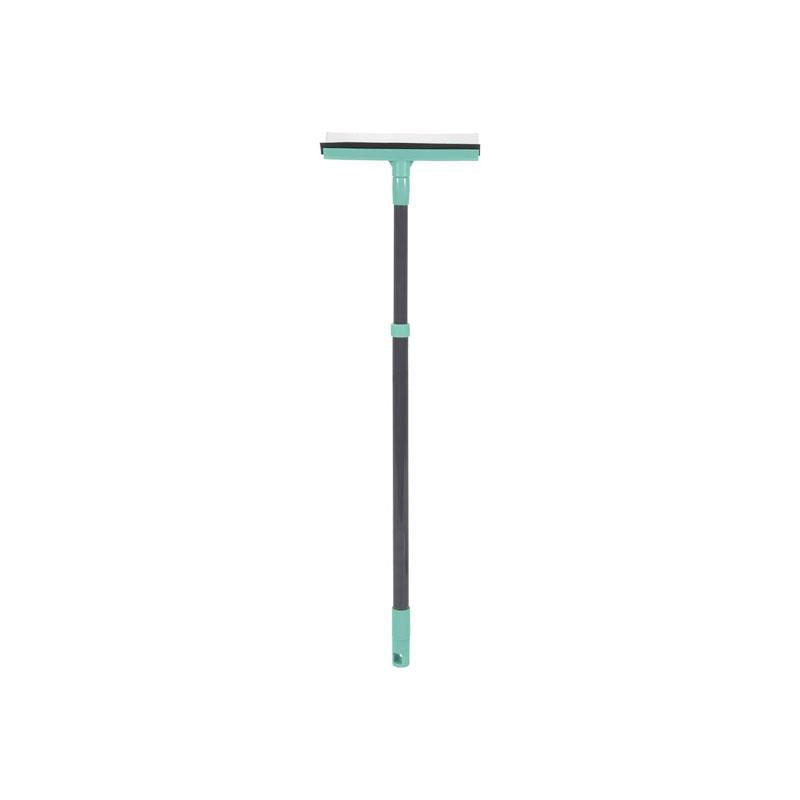 JVL Rubber Squeegee Sponge Window Cleaner With Extendable Pole Turquoise