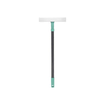 JVL Rubber Squeegee Sponge Window Cleaner With Extendable Pole Turquoise