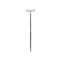 JVL Rubber Squeegee Sponge Window Cleaner With Extendable Pole Turquoise