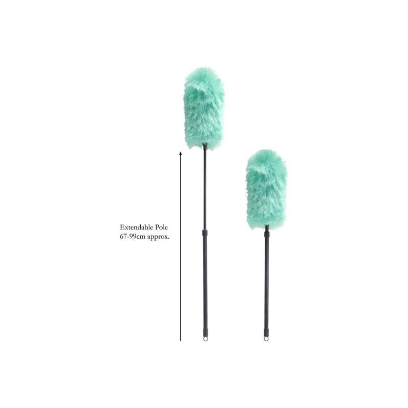 JVL Extendable Synthetic Duster Turquoise