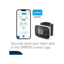 Omron RS3 Intelli IT Wrist Blood Pressure Monitor Clinically Validated Free Smartphone App Wrist BP Monitor With 30 Readings Black/White