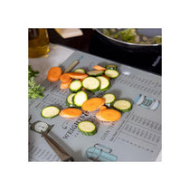 Creative Tops Weight And Measurement Work Surface Protector Glass Toughened Glass Kitchen Multicolour