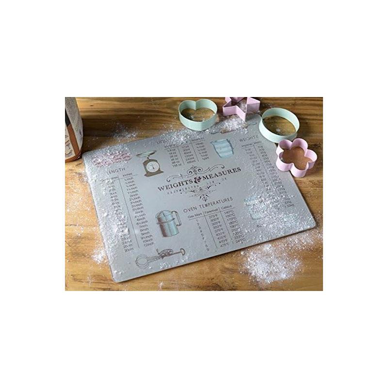 Creative Tops Weight And Measurement Work Surface Protector Glass Toughened Glass Kitchen Multicolour