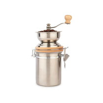 La Cafetiere Traditional Manual Coffee Grinder Stainless Steel Silver