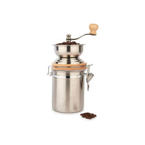 La Cafetiere Traditional Manual Coffee Grinder Stainless Steel Silver