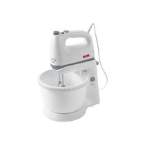 Judge 2-In-1 Hand Electric Mixer With Stand And Detachable Bowl 2 Whisks 2 Dough Hooks 5 Speed Settings 300W White