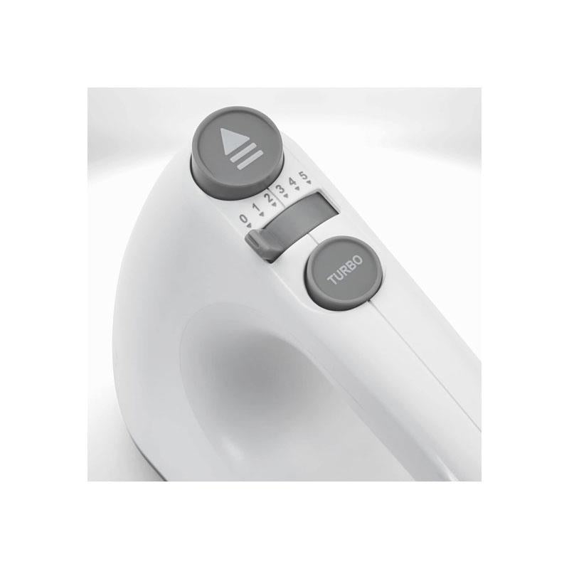 Judge 2-In-1 Hand Electric Mixer With Stand And Detachable Bowl 2 Whisks 2 Dough Hooks 5 Speed Settings 300W White