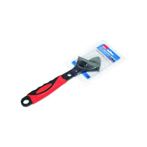 Hilka Tools 12 Inch (300mm) Wide Jaw (40mm) Soft Grip Adjustable Wrench Red/Black