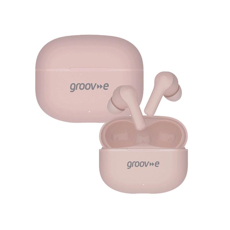 Groov-e Sound Buds True Wireless Earphones With Charging Case Bluetooth Connectivity 4 Hours Playback Pink Main image