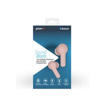 Groov-e Sound Buds True Wireless Earphones With Charging Case Bluetooth Connectivity 4 Hours Playback Pink