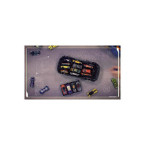 Hot Wheels 2-In-1 Race N Haul Car Case With Rectractable Handle Blue