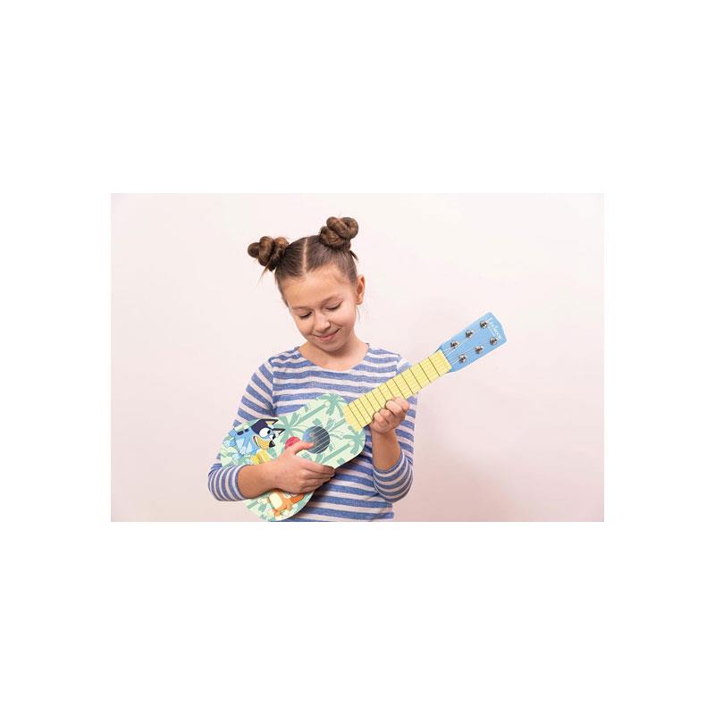 Lexibook Bluey My First Guitar With 6 Nylon Strings Blue