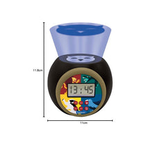 Lexibook Harry Potter Childrens Projector Clock With Night Light Timer Snooze Alarm Black