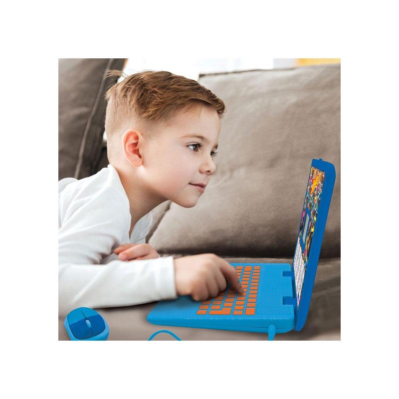 Lexibook Hot Wheels Bilingual Educational Laptop With 124 Activites Blue