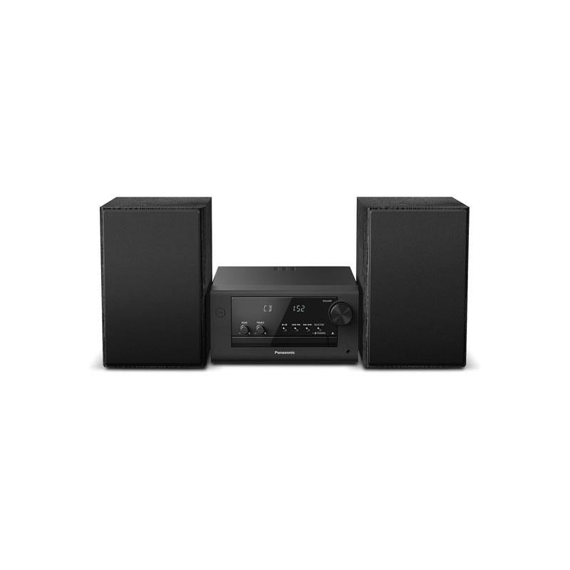 Panasonic 80W Bluetooth Micro Hi-FI CD Compact Stereo System With FM/DAB DAB+ Radio MP3 & CD Player USB AUX-IN Auto Play Black Main image