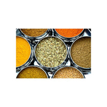 Dexam School of Wok Dabba For Asian Spices Stainless Steel Silver