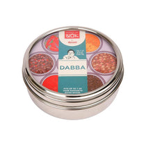 Dexam School of Wok Dabba For Asian Spices Stainless Steel Silver