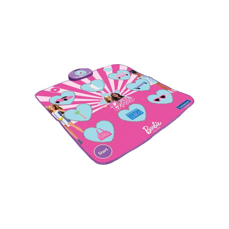 Lexibook Barbie Electronic Bluetooth And Luminous Dance Mat Light-Up With 6 Game Modes Pink