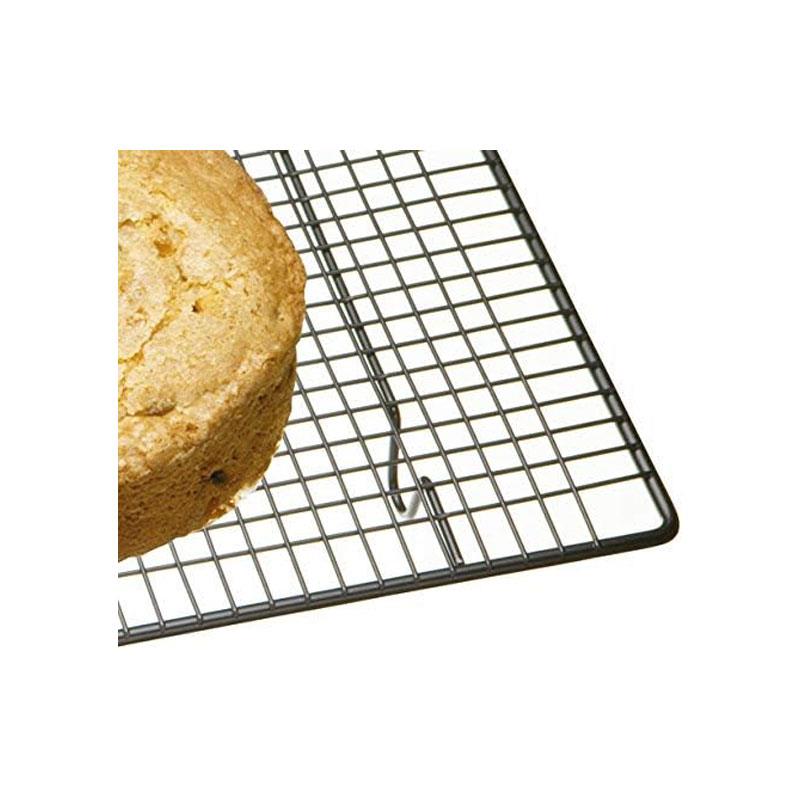 MasterClass Non-Stick Cooling Tray Sleeved Robust Carbon Steel 46cm x 26cm Silver
