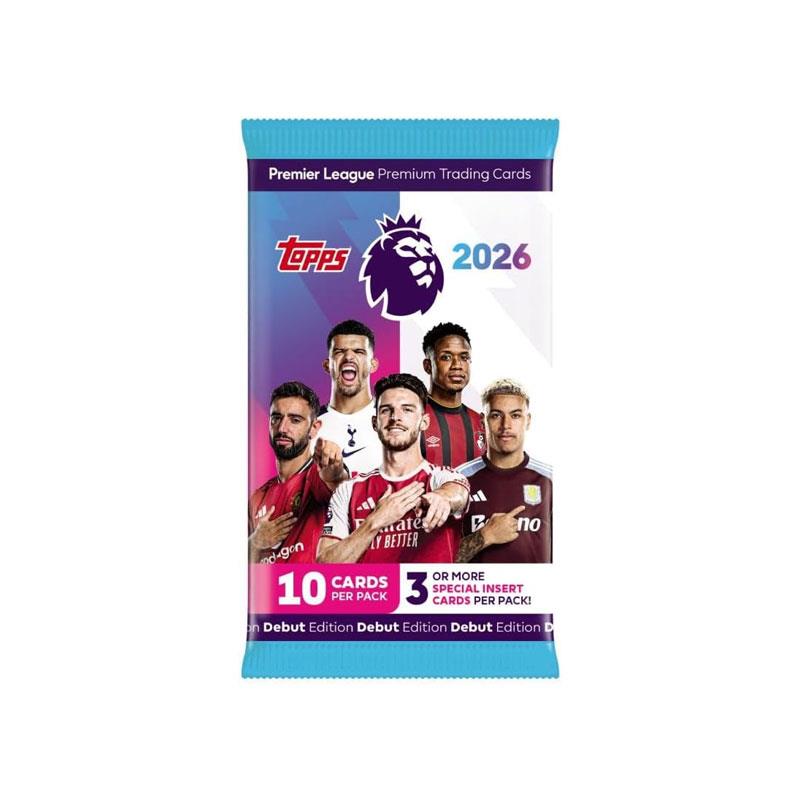Topps Premier League 2026 Trading Card Packets Trading Card Game