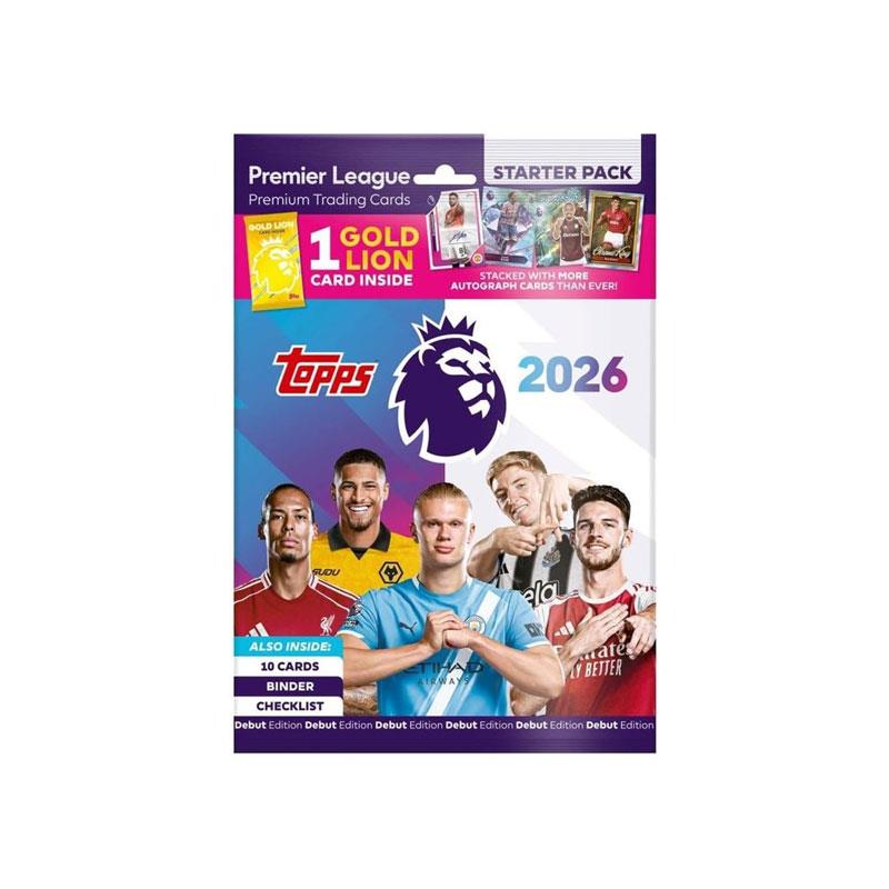 Topps Premier League 2026 Debut Edition Starter Pack Premium Trading Card Main image