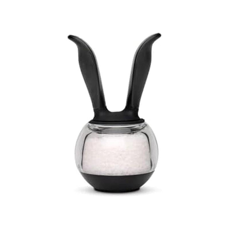 Chef'n SaltBall Salt Grinder One Handed Refillable Salt Mill Adjustable From Ultra-Fine To Coarse Black Main image