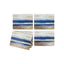 Creative Tops Premium Wooden Placemats And Coasters Abstract Ocean Cork Backed Table Mats Set of 4 Blue/Grey