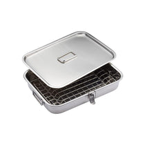 KitchenCraft Home Made BBQ/Stovetop Smoker Oven Stainless Steel 37.5 x 27 cm Silver