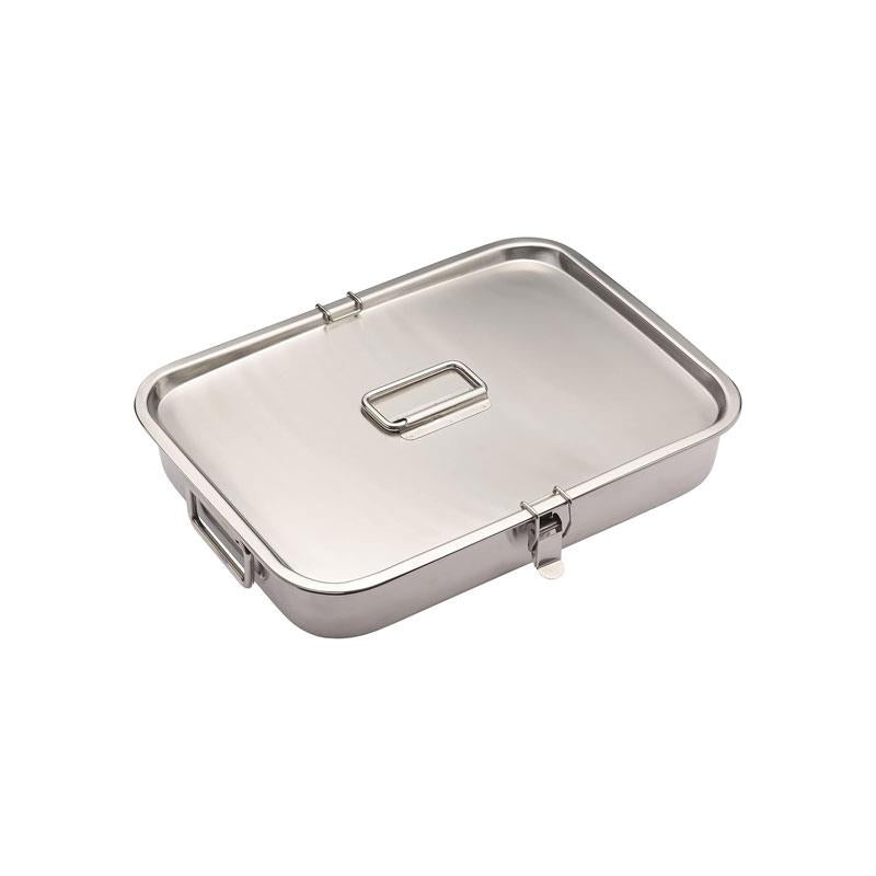 KitchenCraft Home Made BBQ/Stovetop Smoker Oven Stainless Steel 37.5 x 27 cm Silver