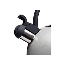 KitchenCraft Living Nostalgia Traditional Whistling Kettle 1.4 Litre Stainless Steel French Grey
