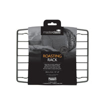 MasterClass Roasting Rack Non-Stick Heavy Duty V Shaped Carbon Steel 26 x 20 cm Silver