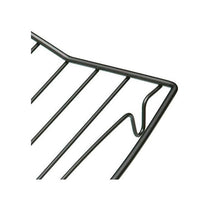 MasterClass Roasting Rack Non-Stick Heavy Duty V Shaped Carbon Steel 26 x 20 cm Silver