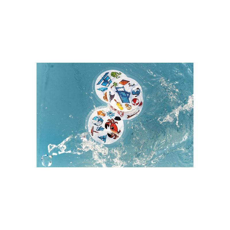 Asmodee Dobble Waterproof Family Card Game 15 Minutes Playing Time 2-8 Players Multicolour