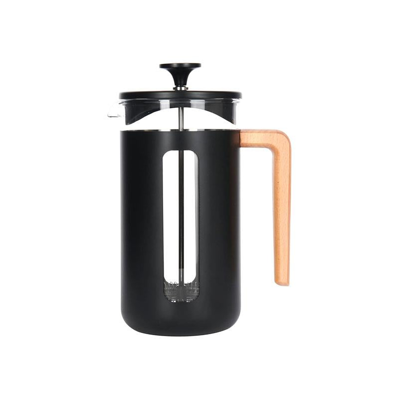 La Cafetiere Pisa 8-Cup Cafetiere French Presses Coffee Maker Borosilicate Glass Stainless Steel Black Main image