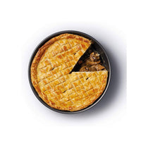 MasterClass Deep Pie Pan 23cm Baking Tin/Tart Tin Non-Stick 9 Inch Round Pan Carbon Steel Grey