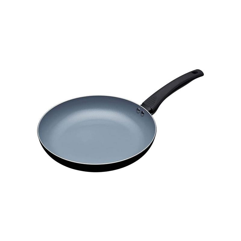 MasterClass Eco Frying Pan 30cm Ceramic Non-Stick Aluminium Large Black Main image