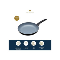 MasterClass Eco Frying Pan 30cm Ceramic Non-Stick Aluminium Large Black