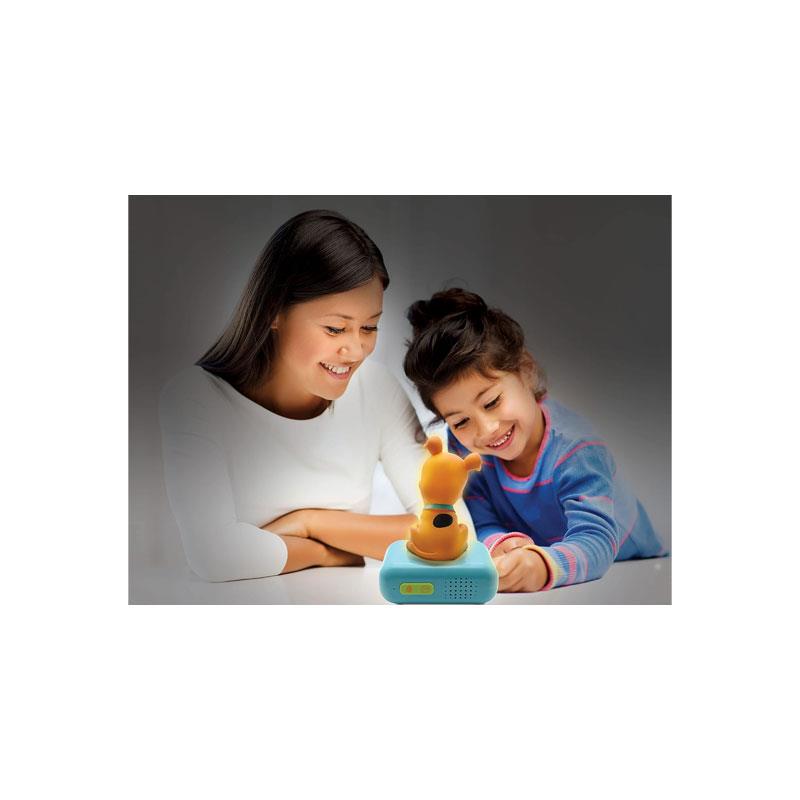 Lexibook 3D Scooby Doo Childrens Clock With Night Light Alarm Snooze Brown/Green