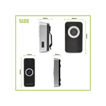 Lloytron Melody MIP3 Lithium Rechargeable Portable Door Chime Kit Black
