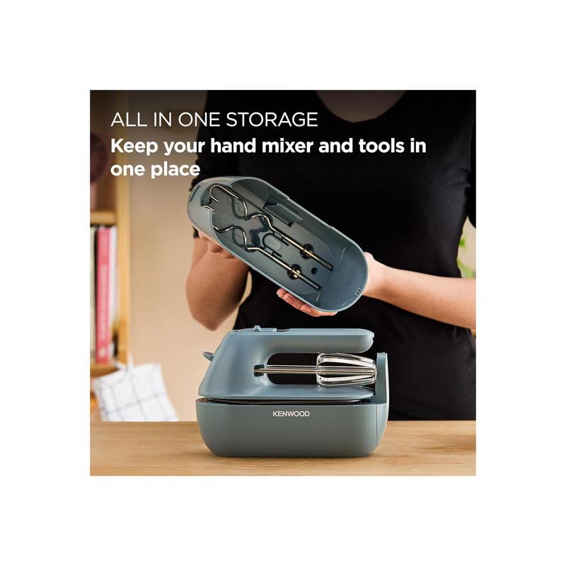 Kenwood QuickMix Go Electric Hand Mixer Beaters Kneader 5 Speed Levels 350W Storm Blue