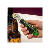Sealey GripMAX Bottle Opener Hi-Vis Polypropylene Rubber Soft Grip Handle Green