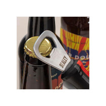 Sealey GripMAX Bottle Opener Hi-Vis Polypropylene Rubber Soft Grip Handle Red